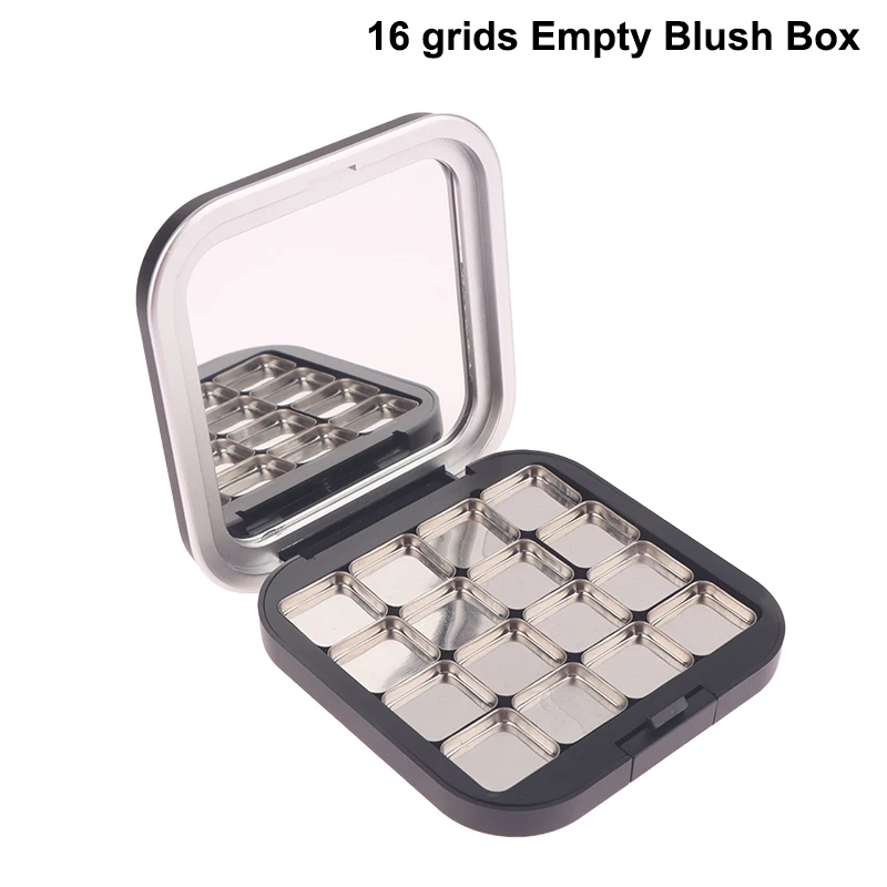 Matte Black Empty Magnetic Eyeshadow Palette Makeup Storage Dish DIY Shadow Box Tool For Beginners Women Eye