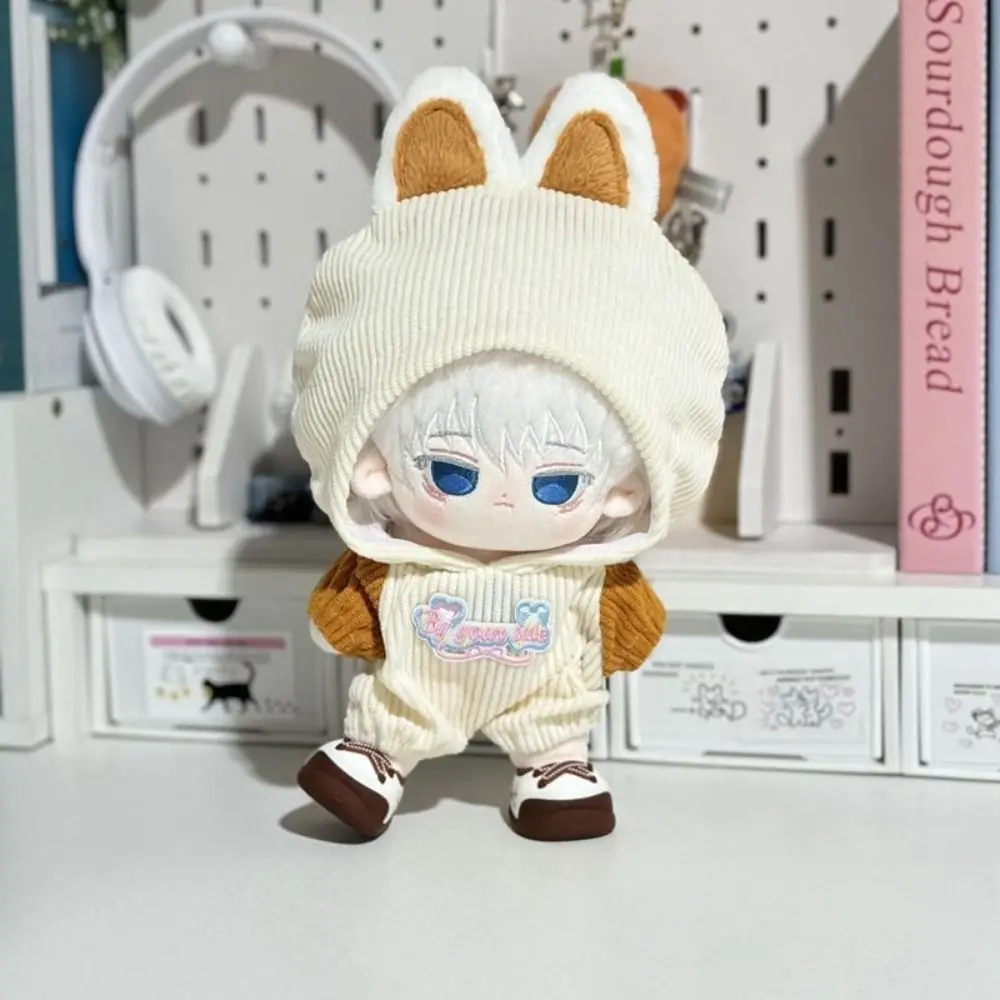 

Dress Up Cotton Doll Clothes Suit Fashion Plush Doll Clothes Lovely Multicolor No Attribute Doll Clothes 20cm Cotton Doll