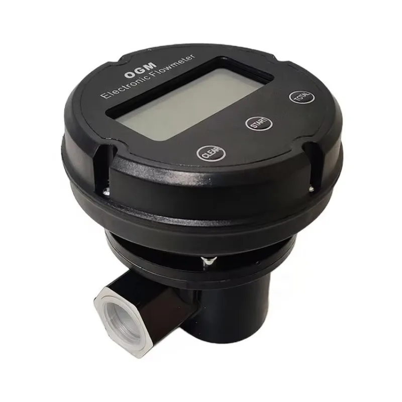 1 Inch High Accuracy Electric Digital Fuel Flow Meter OEM Supported Oval Gear OGM for Oil  Diesel