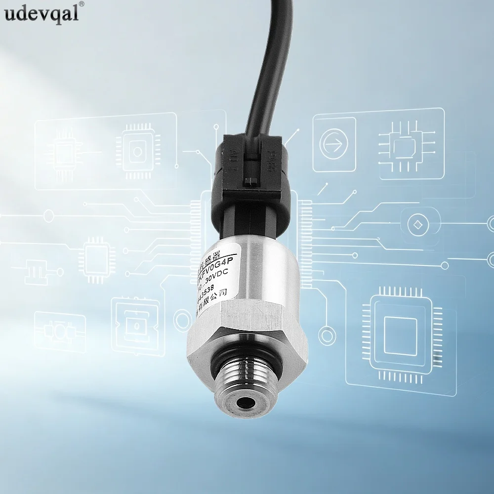 High Precision Vacuum Negative Pressure Sensor Gas Pressure Transmitter -100kpa-0kpa -100kpa-100kpa 0-5V Output G1/4 Thread