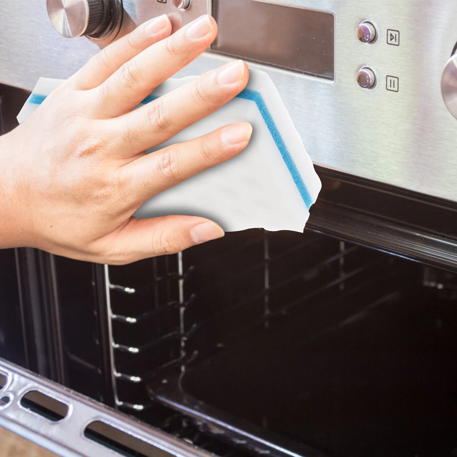 

5pcs Cleaning Sponge Dishwashing Sponges For Kitchen Scrubber Decontamination Tool Strong Absorption Durable Sponge Scrubber