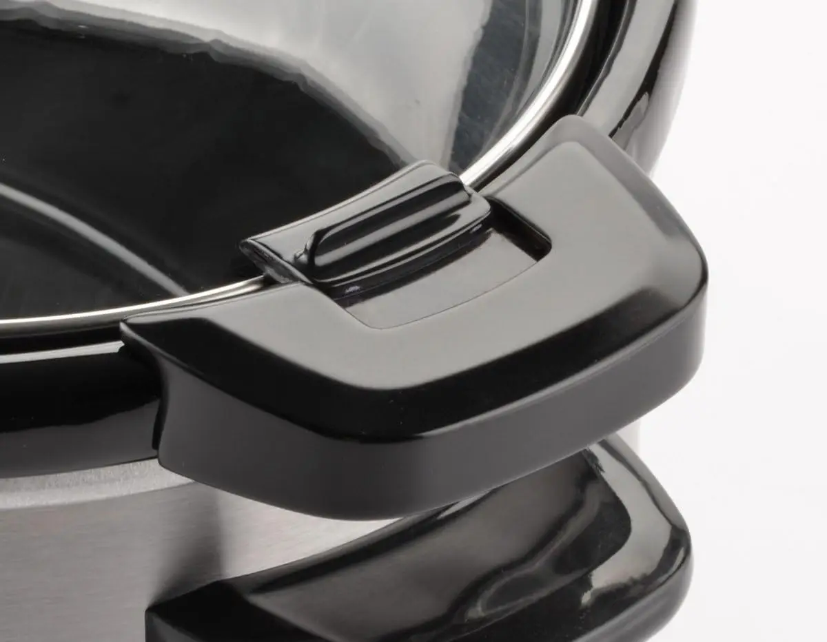 Цифровая мультиварка на 4 литра с запирающейся крышкой (нержавеющая сталь)