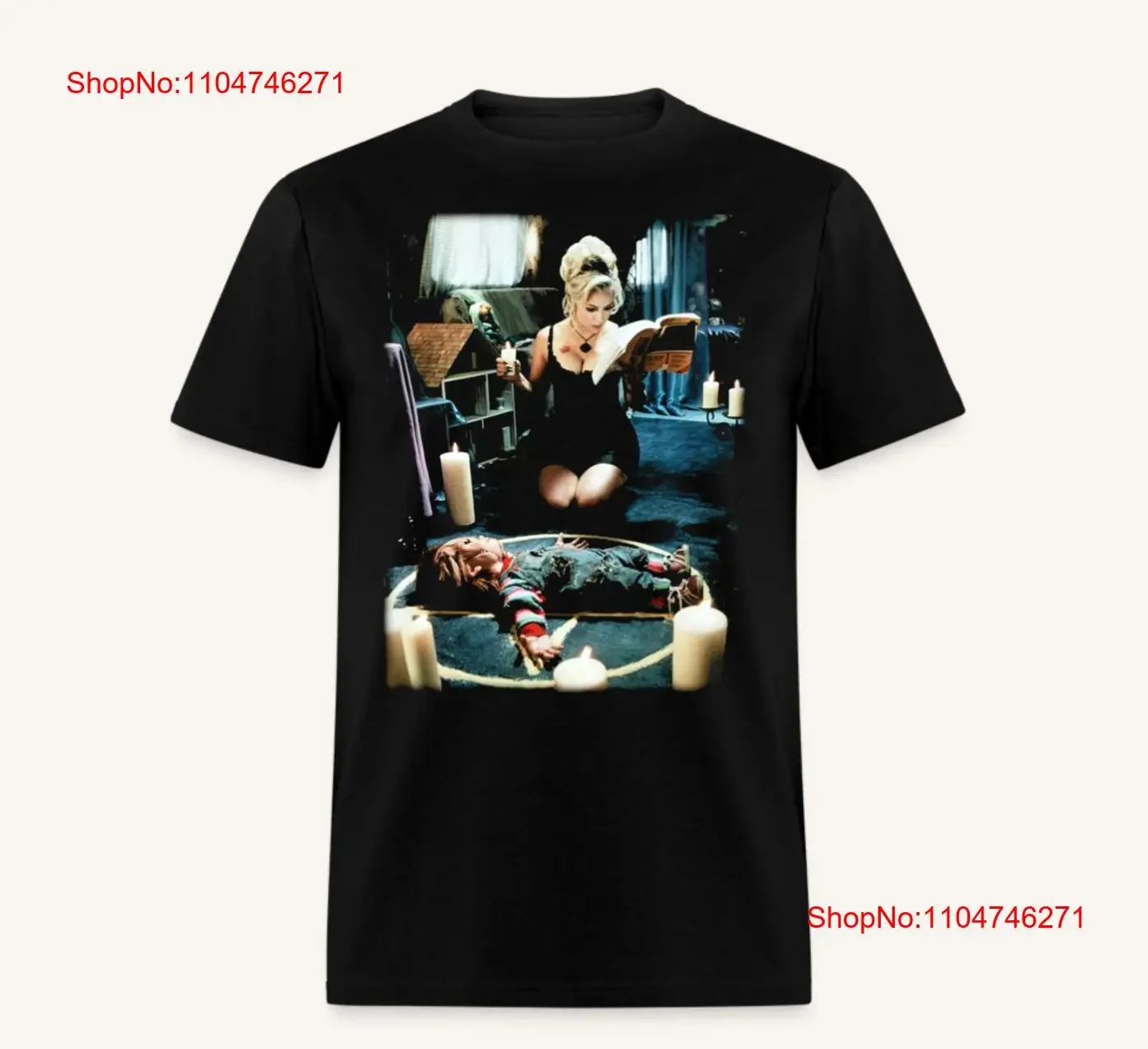Bride of Chucky Jennifer Tilly Childs Play Classic T Shirt vintage Washed Unisex Comfortable Stylish Casual Breathable Soft