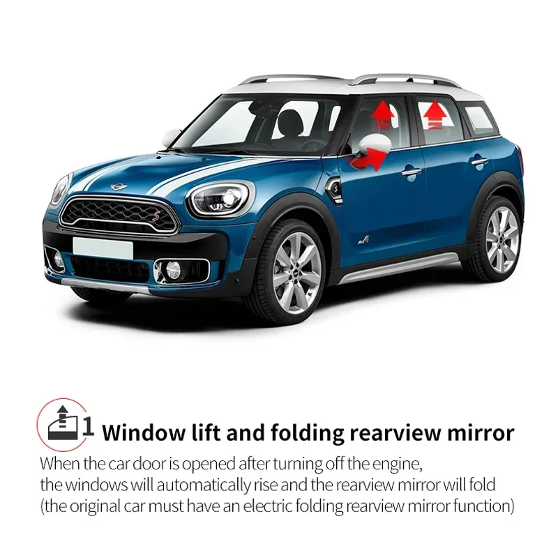 OBD Plug & Play Module Auto Window Closer Sunroof & Rearview Mirror Folding For Mini Cooper F54 F55 F60 Intelligent Car Accessor