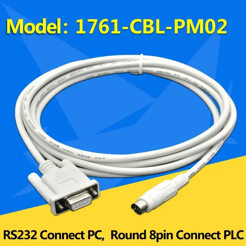 5pcs/Pack 1761-CBL-PM02 For Allen Bradley MicroLogix 1000 1200 1400 1500 PLC Programming Cable 1761CBLPM02 Fast Ship