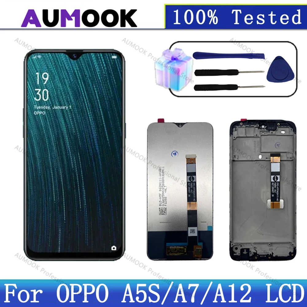 6.2 ''pour OPPO A7 AX7 LCD �cran tactile num�riseur assembl�e pour OPPO A5s AX5s CPH1909 LCD pour OPPO A12 affichage CPH2077