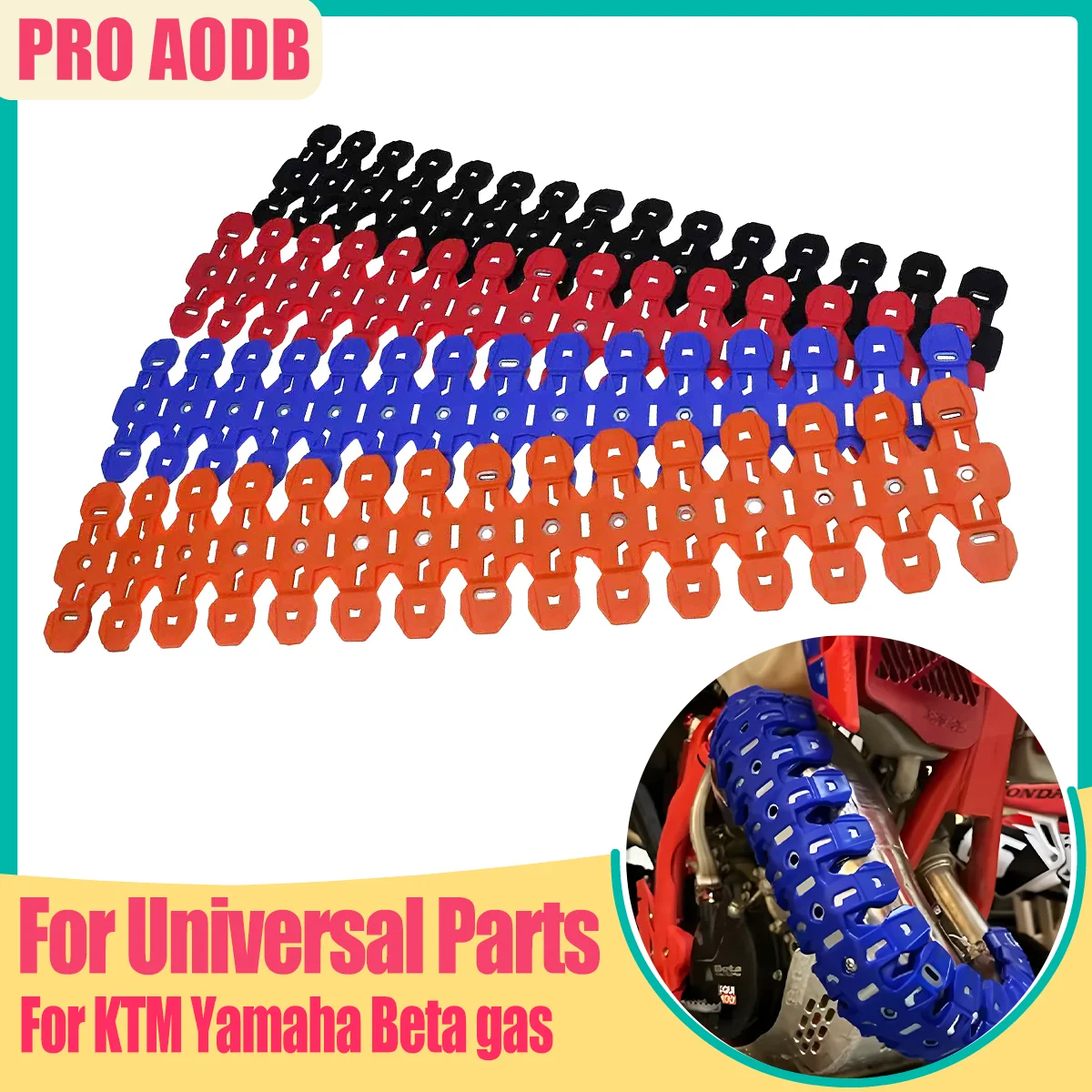 

60CM Dirt Bike Exhaust Heat Shield Muffler Protector Guard For KTM Beta Yamaha SHERCO EXC 250 300 SX 125 XCW 300 TE300 Parts