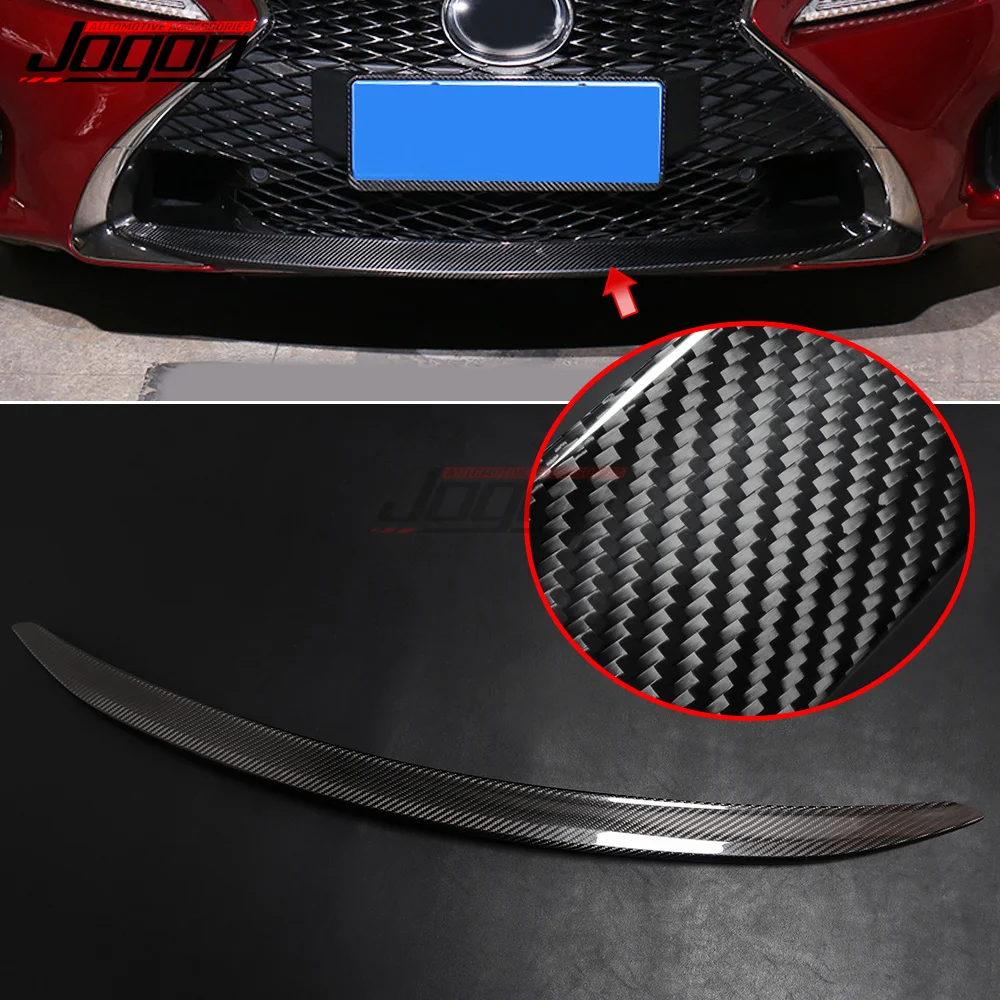 For Lexus RC 300H 350 F Sport 2015-2018 Car Front Bumper Splitter Lip Diffuser Spoiler Bumper Canard Lip Splitter Carbon Fiber