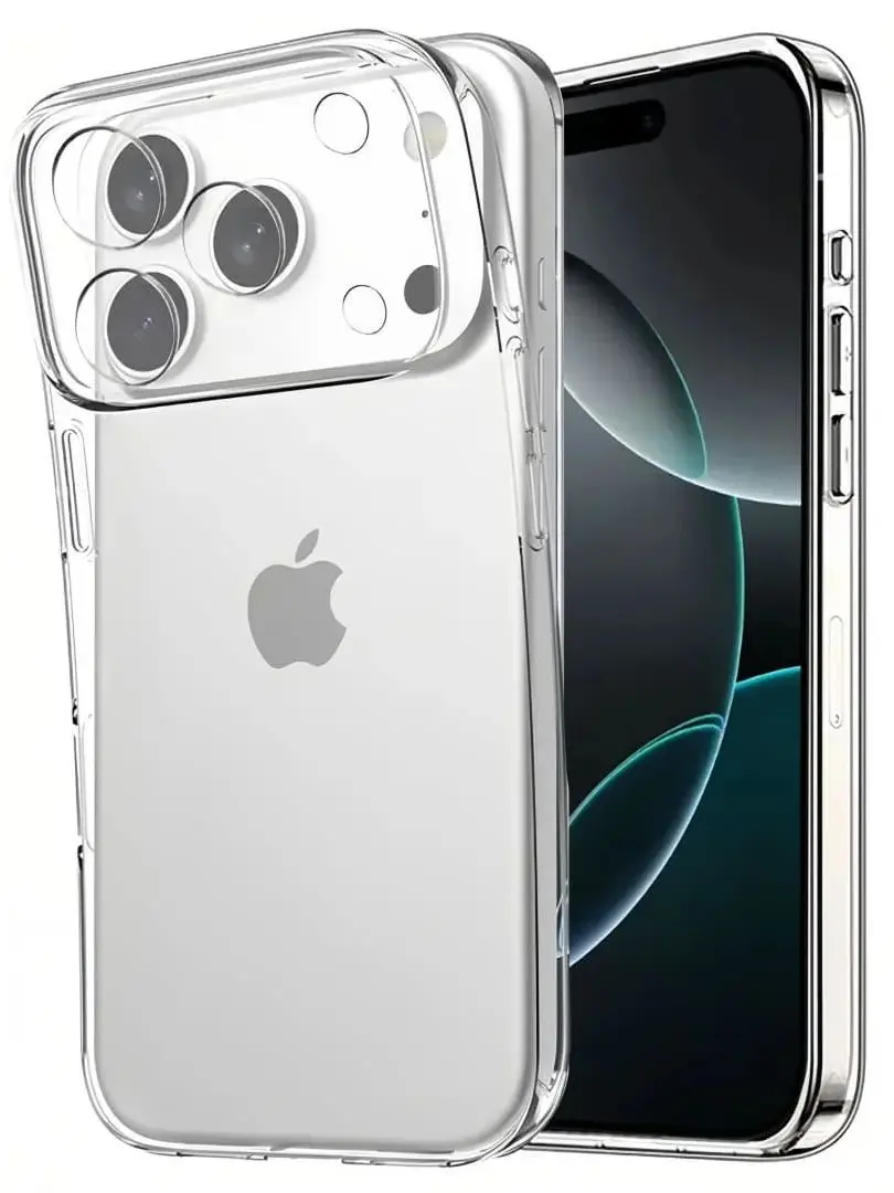 Ultracienkie, przezroczyste etui TPU na telefon iPhone 17 Air 15 14 13 11 12 16 Pro Max Plus Mini XR XS Max, przezroczyste, silikonowe, miękkie etui. — 2