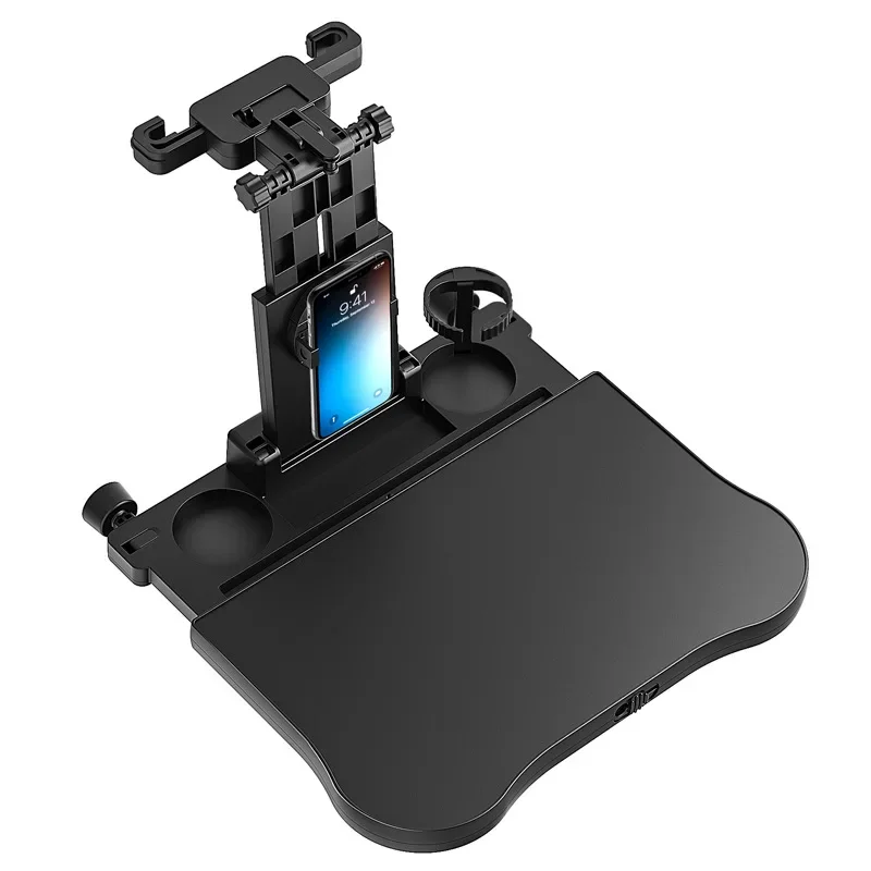 Foldable Car Rear Seat Table, In-Car Multifunctional Laptop Desk for Eating & Working, Computer Use - Portable Interior Car Tabl