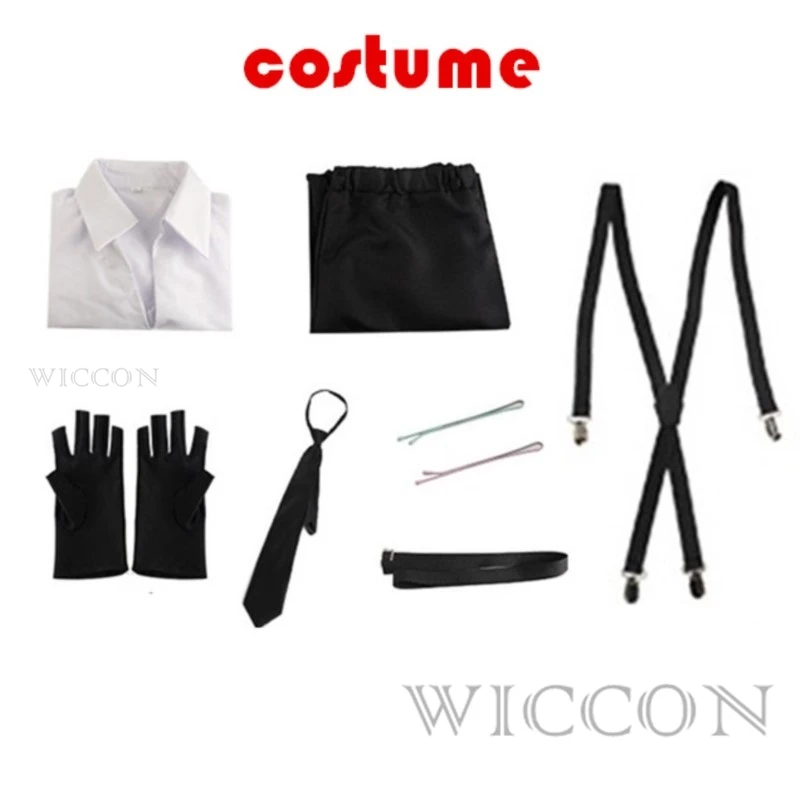 BSD Atsushi Nakajima costumi Cosplay camicie pantaloni Set Anime Cosplay uniforme parrucca Halloween vestiti della festa di natale