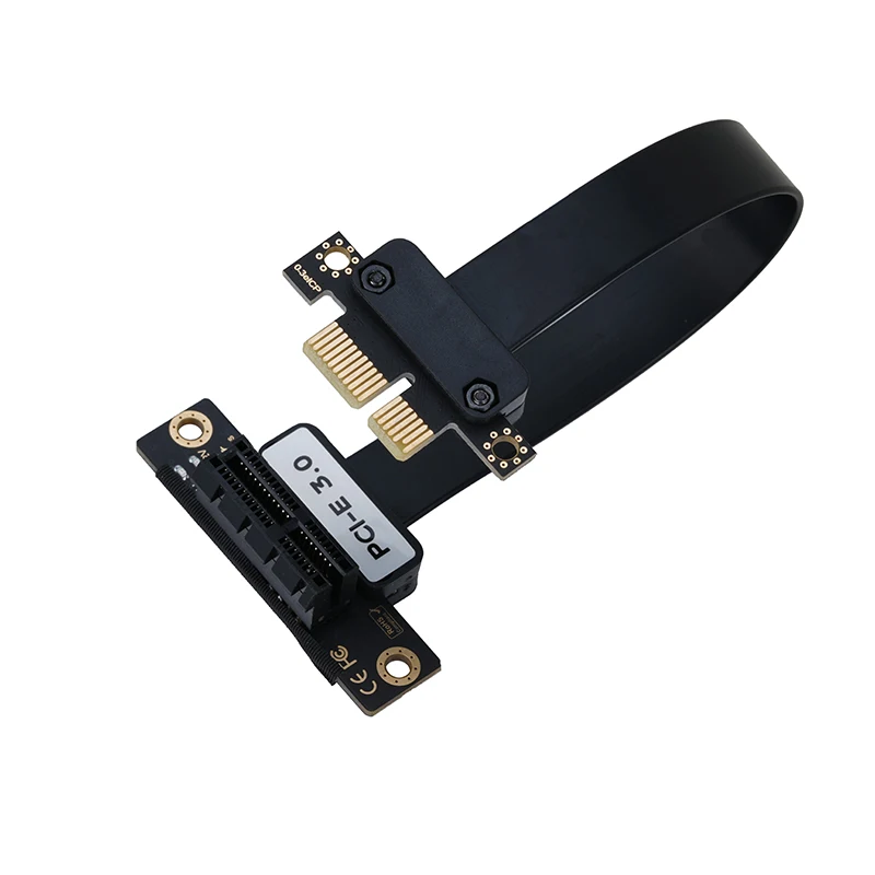 PCIE3.0 1X To X1 Cable 20CM Dual PCIE 1X Extension Cable PCI Express 1X High-Speed Extender 8Gbps for PCIE USB/SATA/Network Card