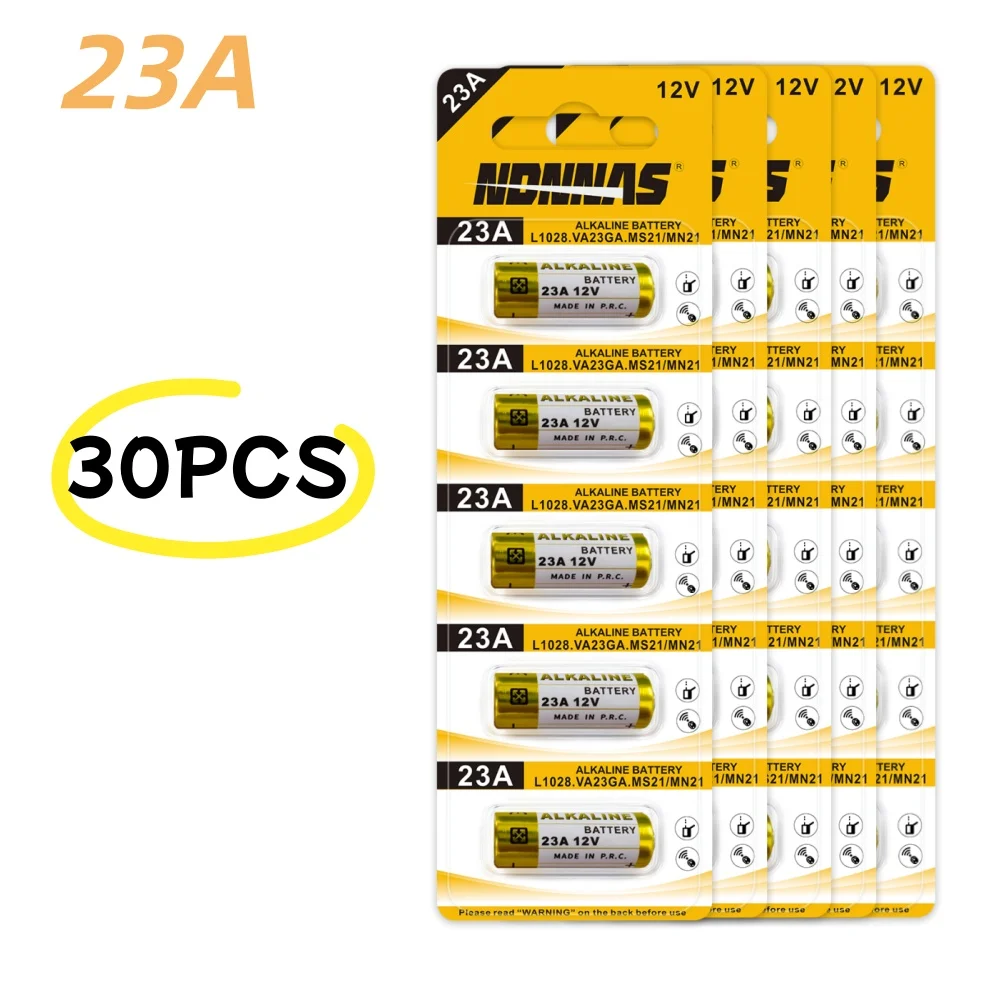 5-30Pcs 12V 23A Alkaline Dry Battery Bulk Pack - Fits A23 A23S E23A, Reliable Power Source for Remote Controls, Kids Toys New