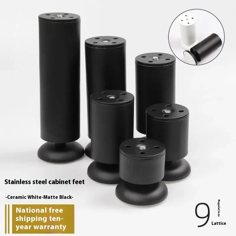 ZEXEF Furnitur Baja Tahan Karat Kaki Tempat Tidur Sofa Dapat Disesuaikan Kaki Meja Tempat Tidur Sofa Kabinet Kaki Kaki Pengganti Logam