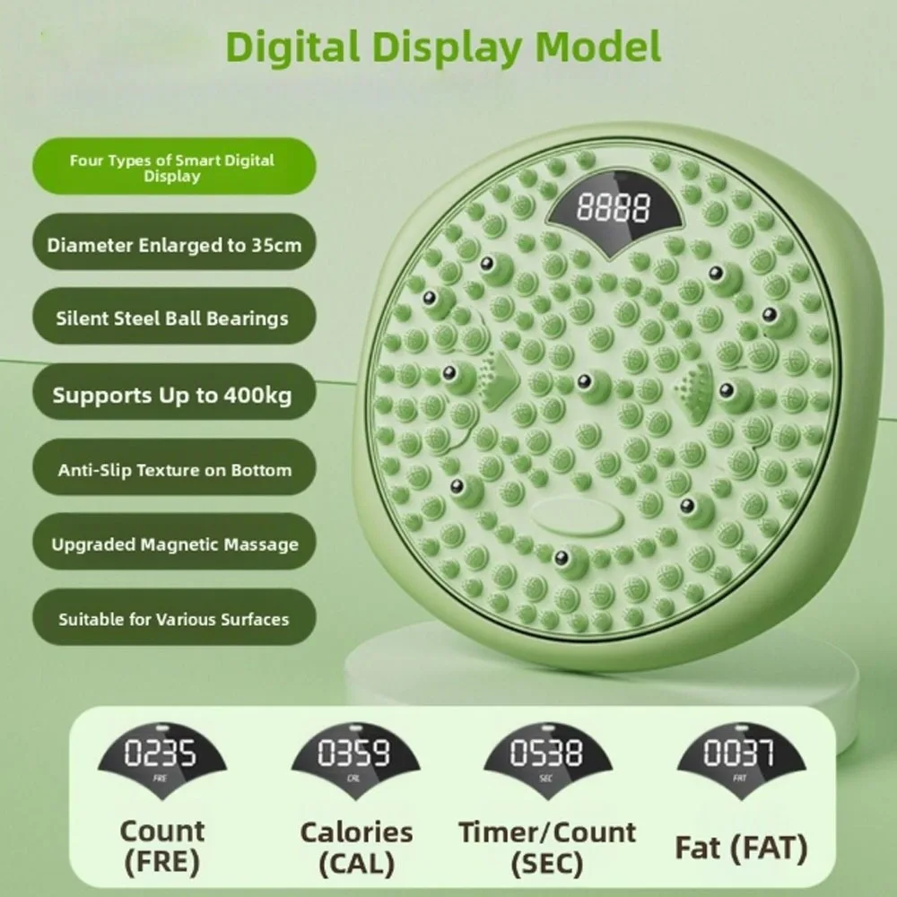 

Новый 360° ° Вращающаяся доска с ЖК-дисплеем, противоскользящая машина для скручивания талии, портативная бесшумная умная машина для скручивания Ab Twister с счетчиком