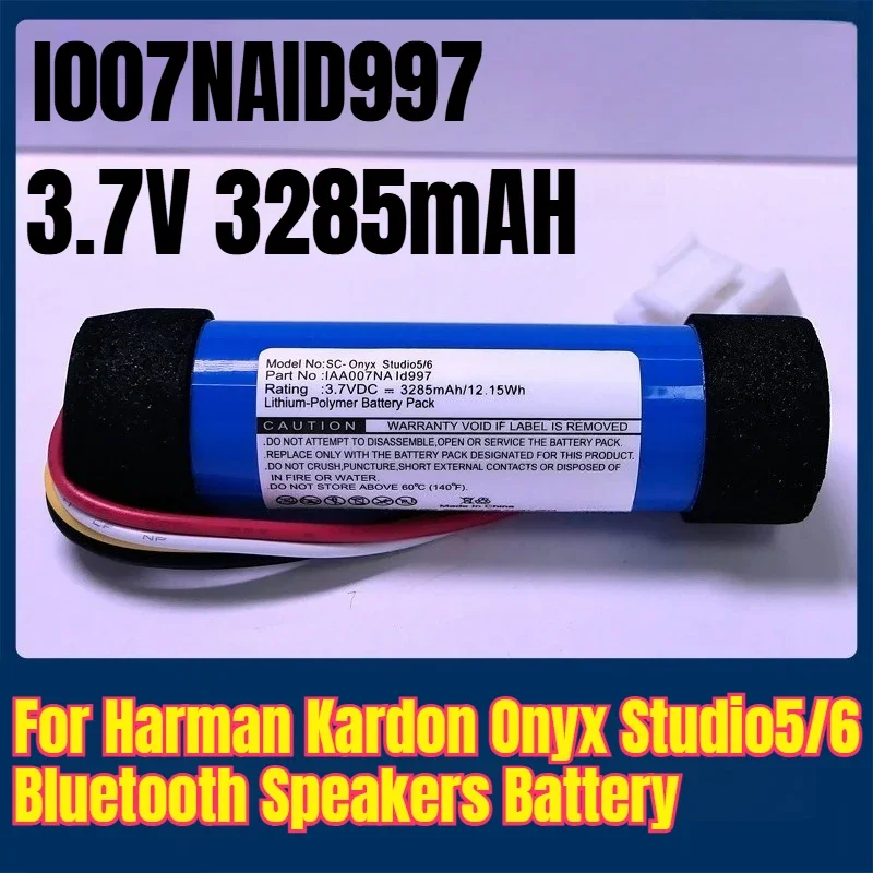 

I007NAID997 3.7V 3285mAH Battery for Harman Kardon Onyx Studio5/6 Bluetooth Speakers