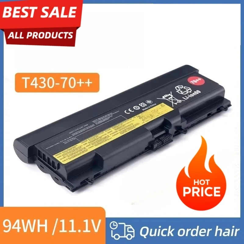 

High-Quality BatteryT430-70++ for LenovoThinkPad T430/T430i/W530/T530- Long-Lasting Power with Stable Performance&Compatibility