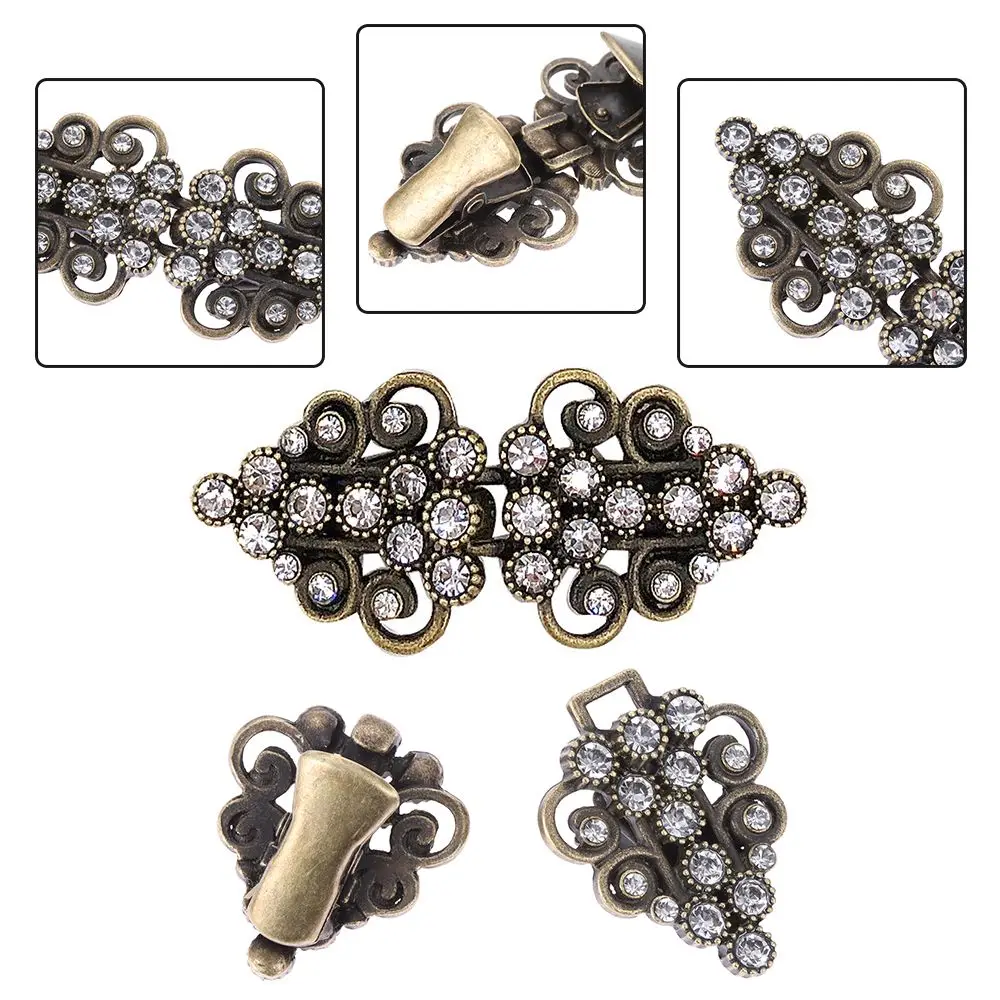 Brooches & Pins Dress Shirt Vintage Clips ​for Women Girls Cardigan Clip Cape Cloak Clips Brooch Sweater Swirl Clip