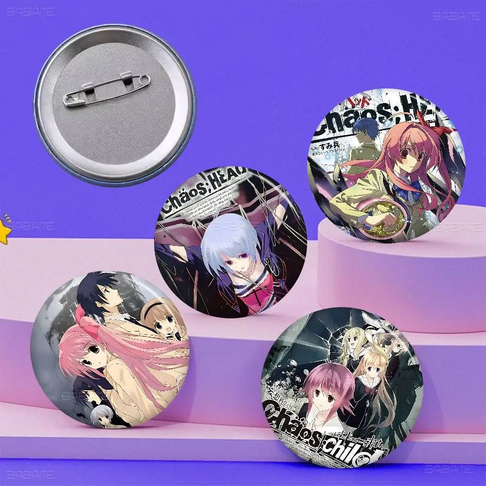 1 قطعة أنيمي C-Chaos H-Head جديد دبابيس لينة زر دبوس مضحك سخيف Gnarpy على لوح التزلج ميمي شارة ألعاب جمع الهدايا