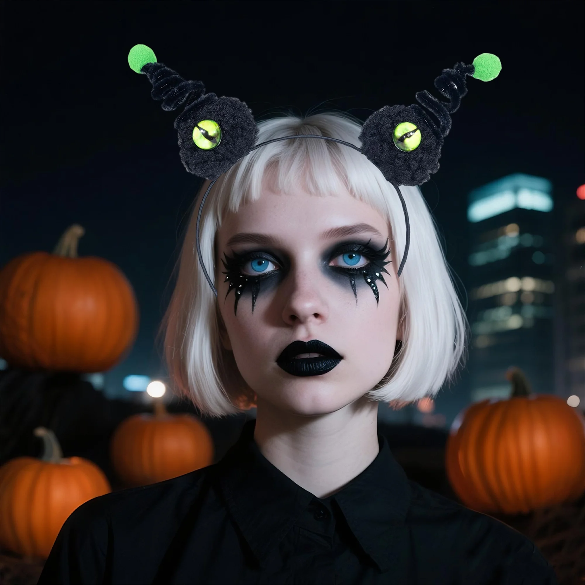 Diadema de Halloween para mujer y adolescente, telaraña, Cosplay, aro para el pelo, recuerdos de fiesta, accesorio y accesorio de disfraz