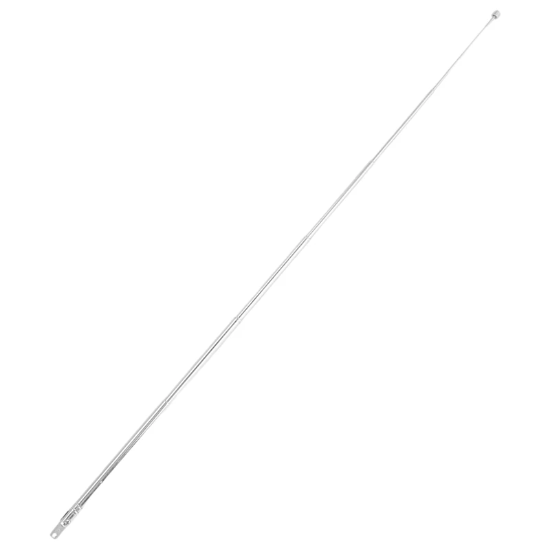 10X Replacement 39Cm 6 Sections Telescopic Antenna Aerial For Radio TV