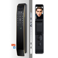 3D Face Recognition Smart Control Door Lock Digital Fingerprint Password Smart Door Lock with Built-in Camera