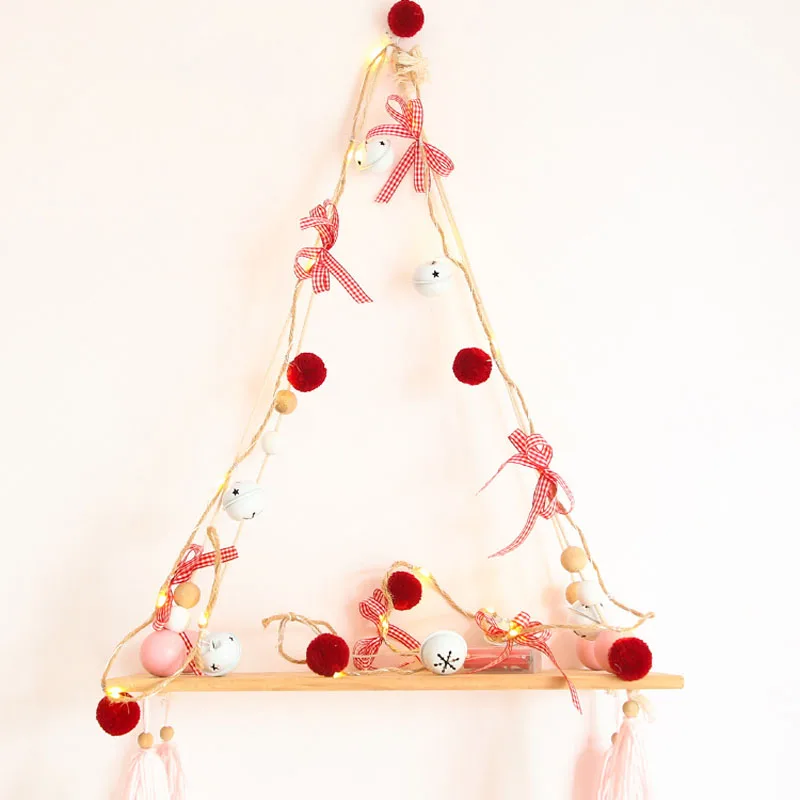 2M عيد الميلاد LED سلسلة أضواء، مصباح الأسلاك النحاسية مع أجراس مخاريط الصنوبر التوت الأحمر، عطلة الزفاف ديكور للمنزل شجرة عيد الميلاد #4