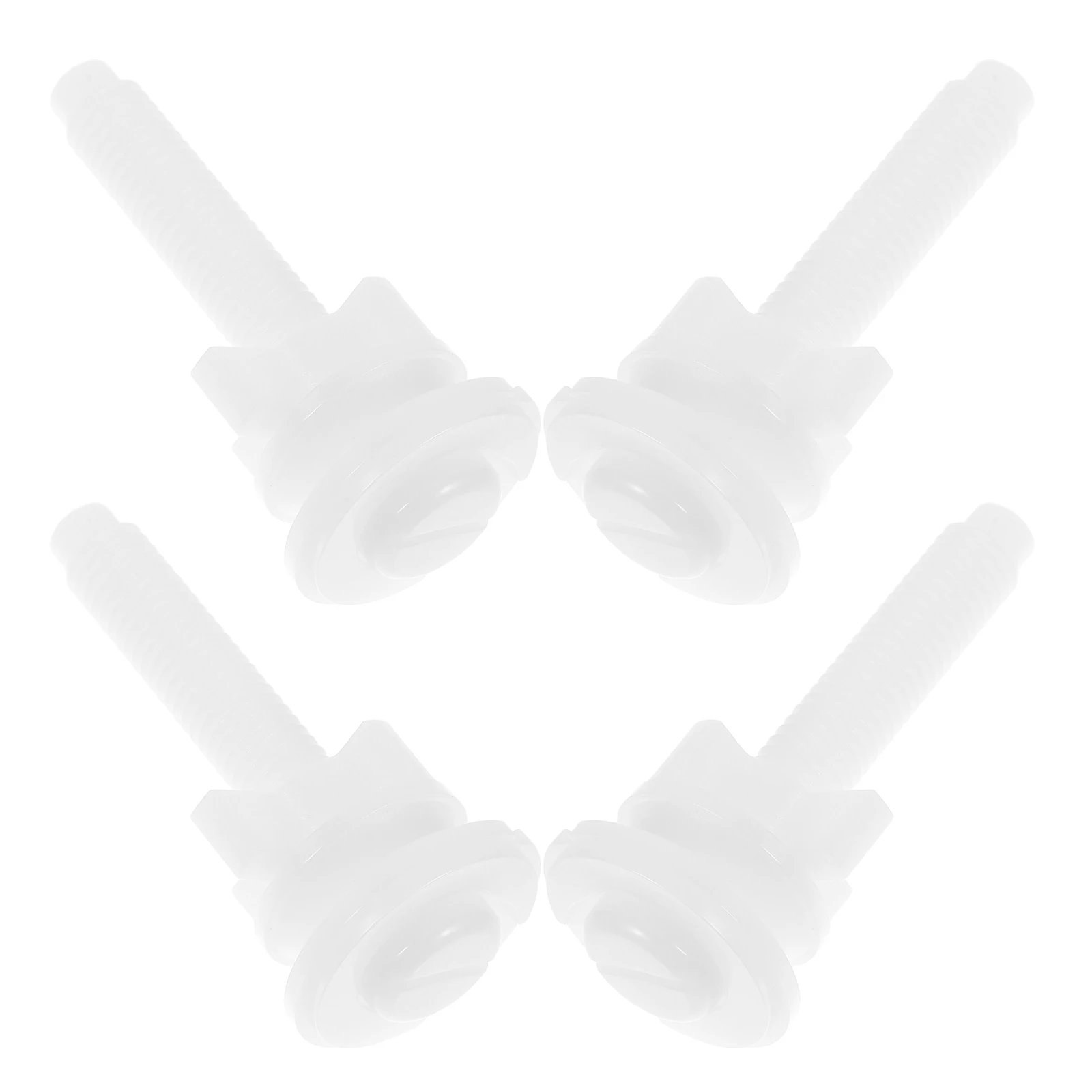 

4pcs Lid Screw Fixators Toilet Cover Screw Replacement Durable Fixing Screws Smooth Surface Reliable Toilet Seat Accessories