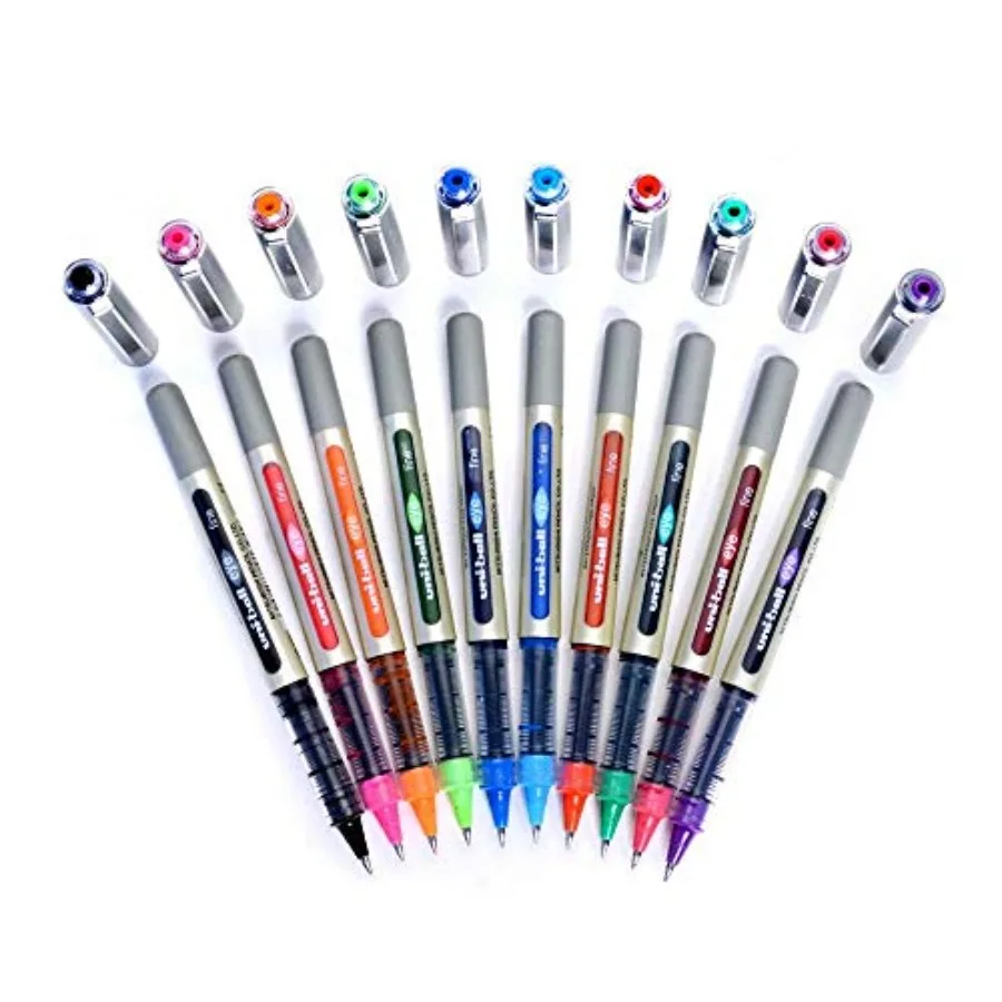 

EYE UB-157 Rollerball Pen 0.7mm Ball [Pack of 10] One of each colour