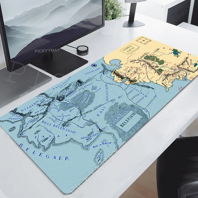 900x400 Mouse Pads Old Map Movie Gaming Mousepads Large Mousepad Retro Rubber Mat Company Computer Desk Mat For Gift