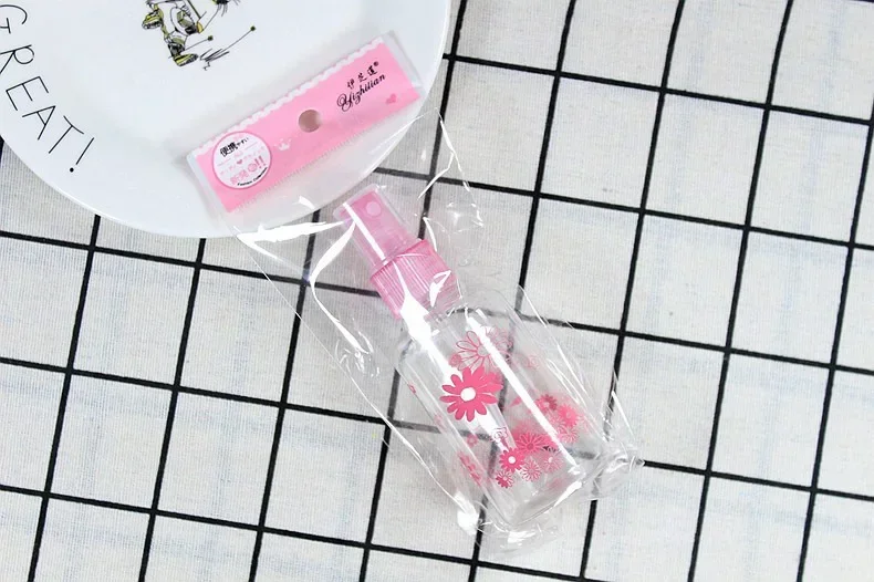 30/50/75ml Transparent Refillable Bottles Plastic Portable Perfume Atomizer Mini Empty Spray Bottles Portable Travel Accessories