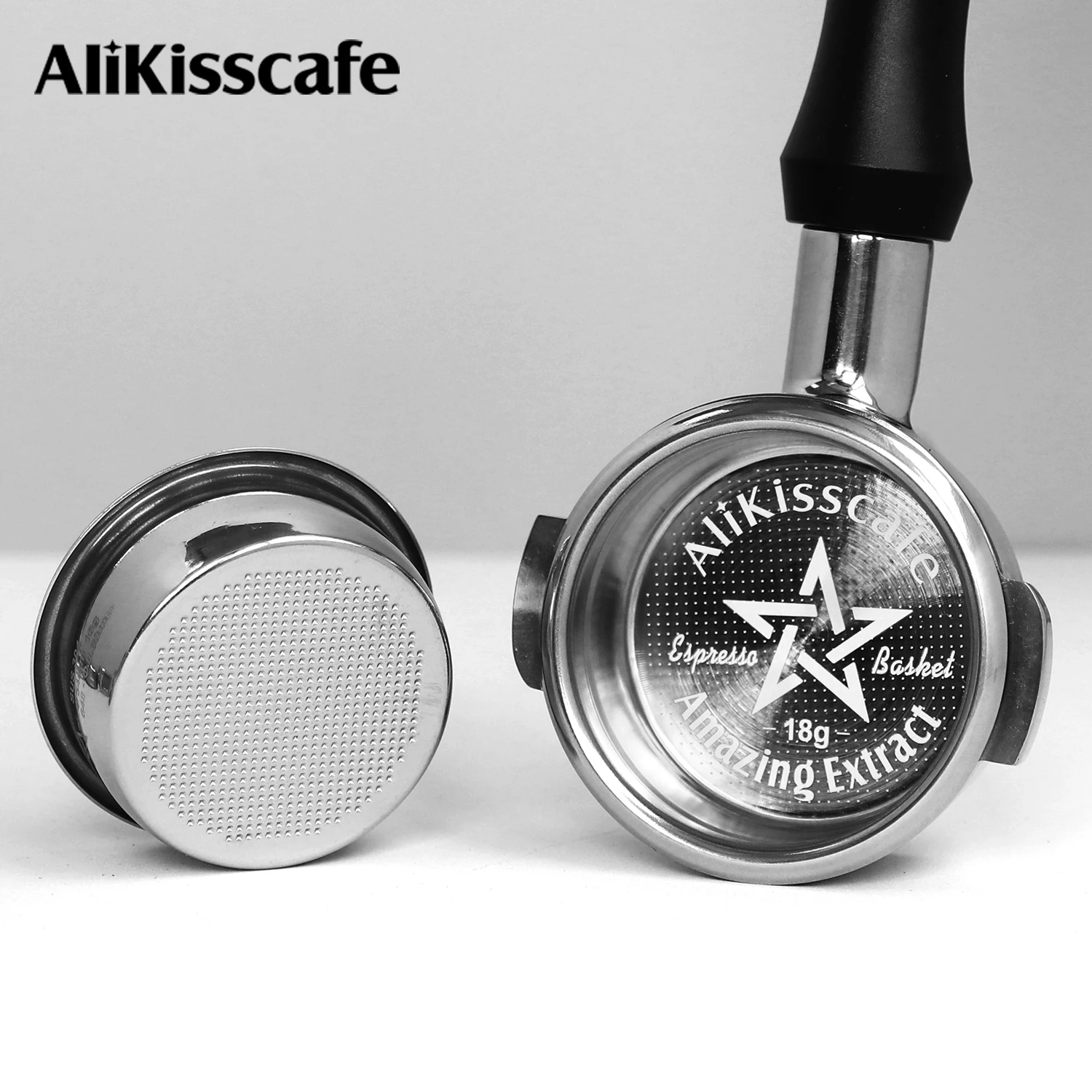 AliKisscafe Espresso Portafilter Basket Precision 51mm 54mm 58mm for Delonghi Breville Hibrew Coffee Accessories Barista Tools