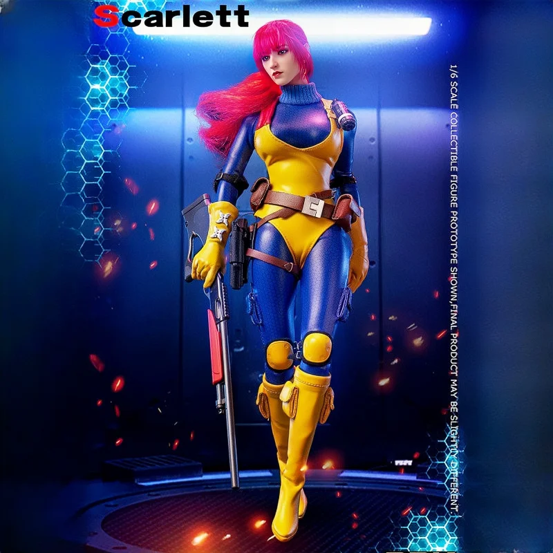 

In Stock Bbk Bbk013 1/6 Sale Sexy Female Gijoe Redhead Scarlett Solider Action Figure Doll Model For Fans Holiday Toys