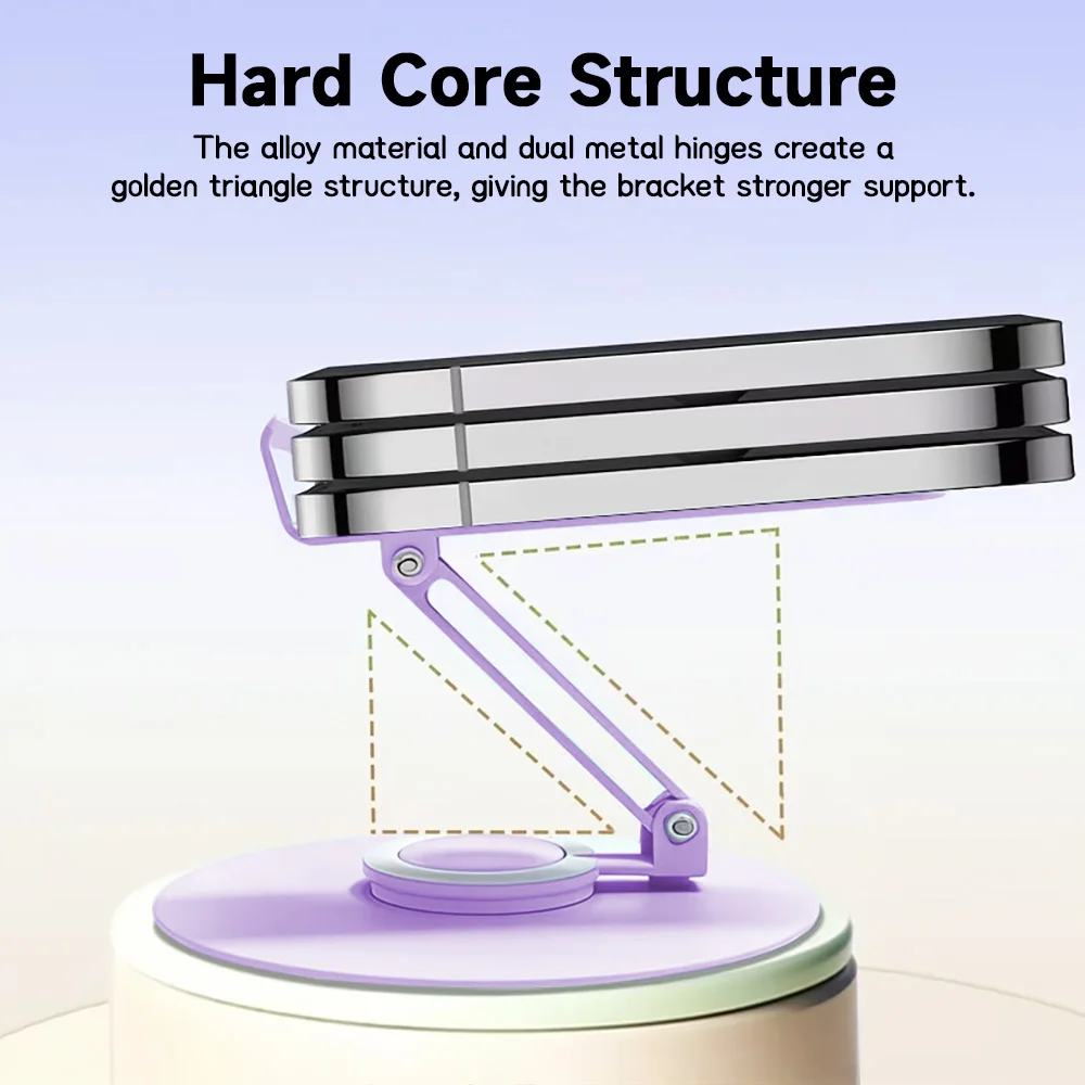Tablet Desk Mobile Phone Holder Stand Foldable Lazy Bracket Adjustable Foldable Desktop Stand Holder For iPad iPhone Tablet