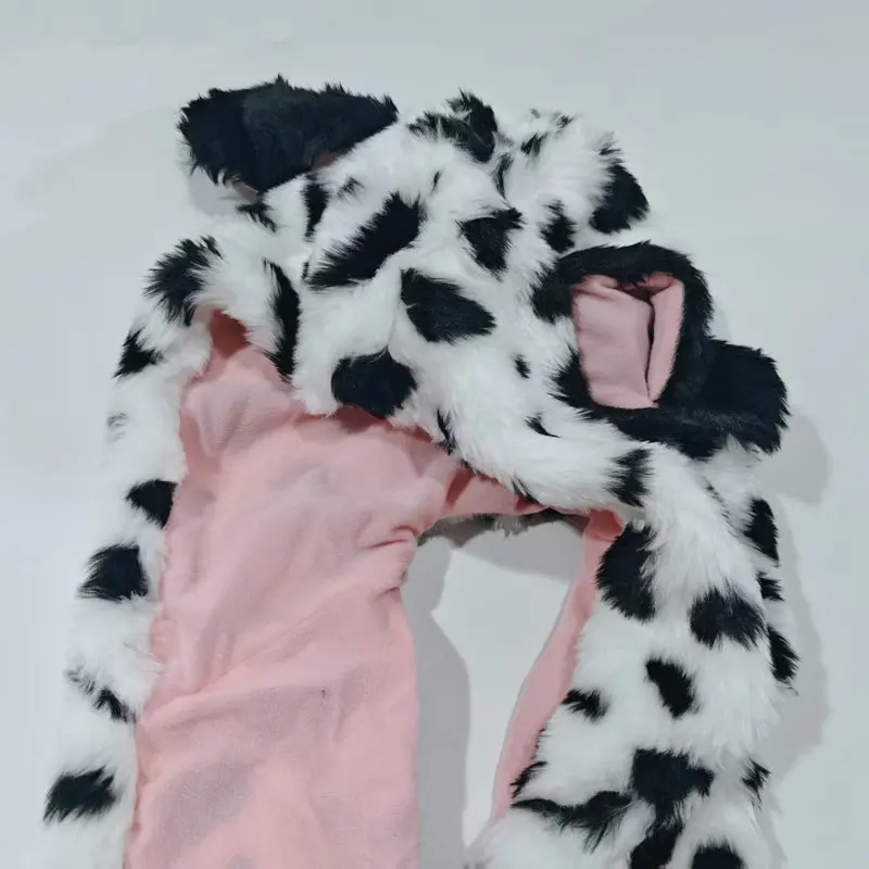 Zabawka Trzy w Jednym: Pluszowa Czapka, Pacynka na Rękę i Szalik z Uniwersytetu Potworów Disneya, 101 Dalmatyńczyków