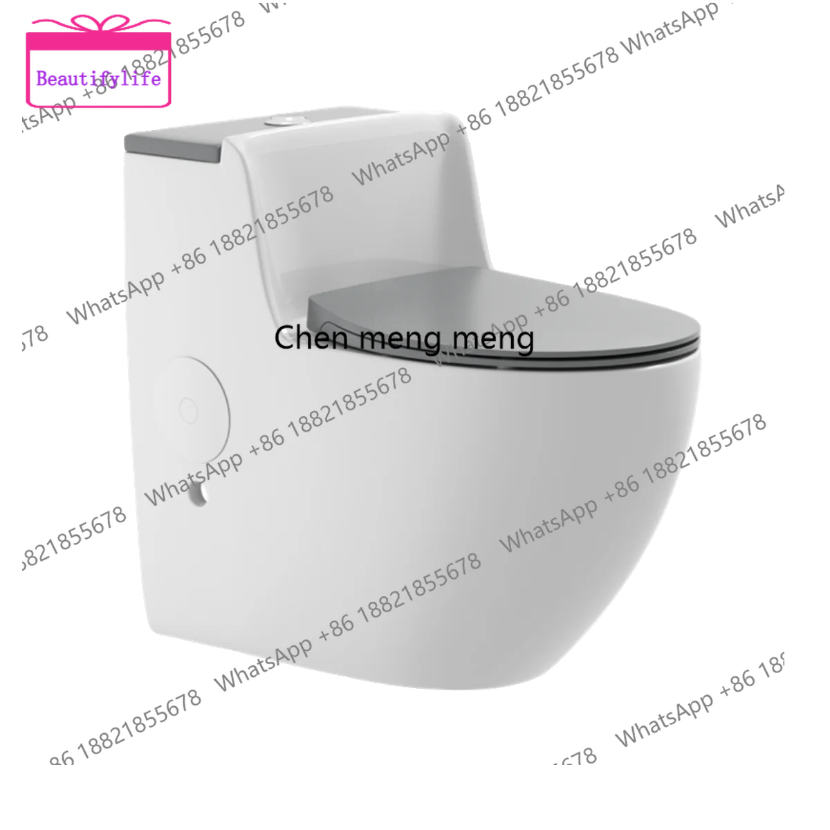 

YL Household toilet is all against the wall, small apartment special toilet siphon, large suction, splash-proof and deodorant