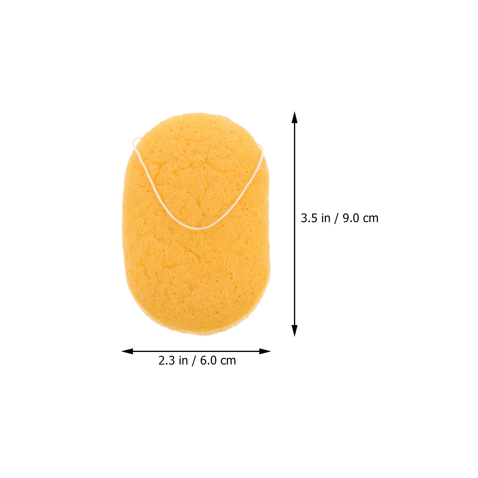Esponja facial de barro volcánico, Material Pva duradero marrón, exfoliante suavemente, limpieza profunda, esponja facial, removedor de maquillaje, cuidado de la piel, 1 Uds.
