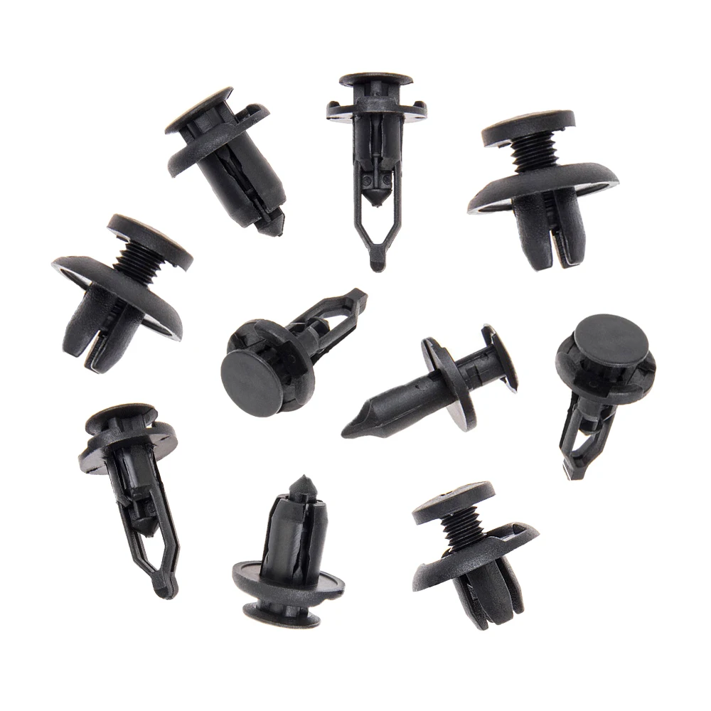 

40Pcs Mixed Car Clips Plastic Universal Black Auto Fastener Clips Door Trim Panel Retainer Fastener Car Interior Accessories