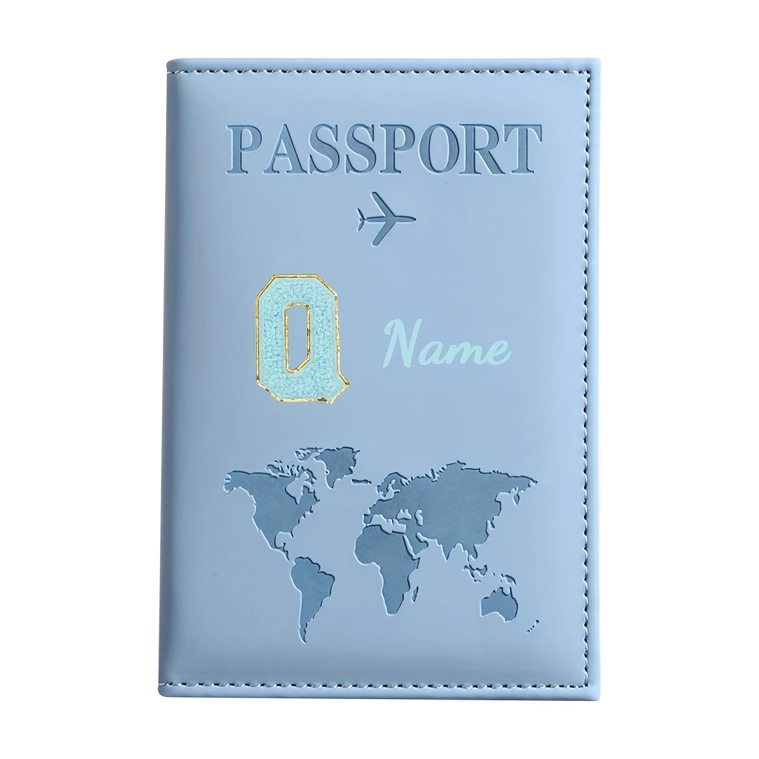 Personalized Passport Holder, Customizable with A-Z Letters And Names, Is an Essential Item for Traveling Abroad Or on Business