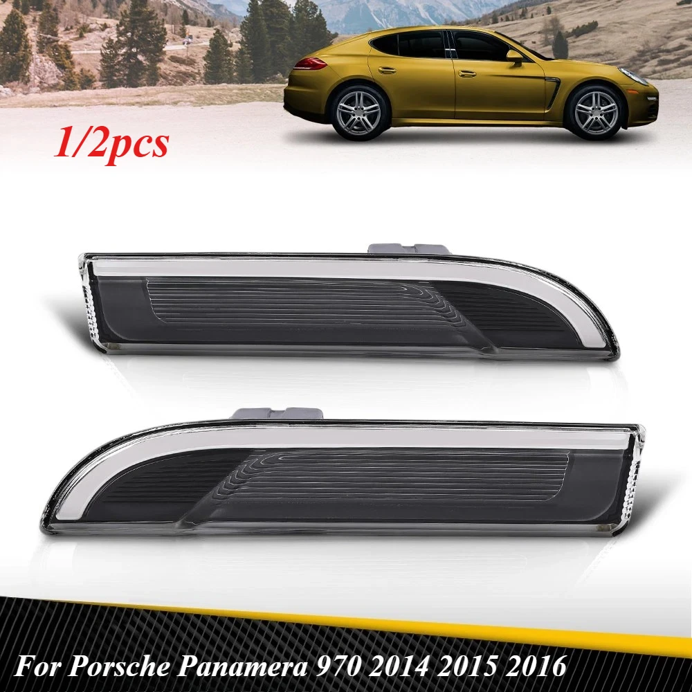 

For Porsche Panamera 970 2014 2015 2016 97063104301 97063104401 LED Turn Signal Light Car Front Side Fender Lamp Indicator Lamp