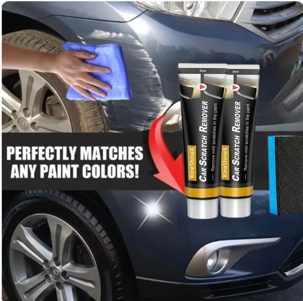Quick Remove Car Surface Minor Scratches Sun Lines Stains Car Scratch Remover Kit With Sponge Professional Car Care Cream Tools
