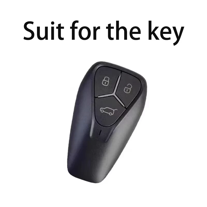 Transparent Black Tpu for Skyworth EV6 Skywell ET5 HT-i HTI Imperium SEV Elaris Beo Phev Smart Remote Car Key Case Cover Fob Bag