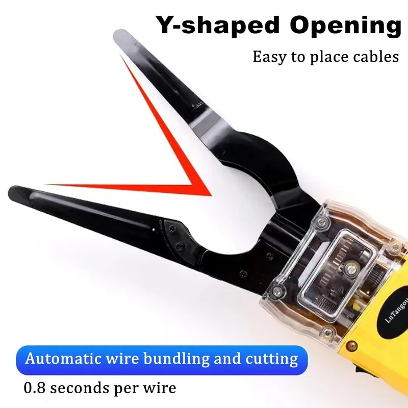 Aerial Cable Lasher ชุดเครื่องมือ,19ft Extension Pole Aerial Lineman ผูกเครื่อง Hook, 7800mAh Binding