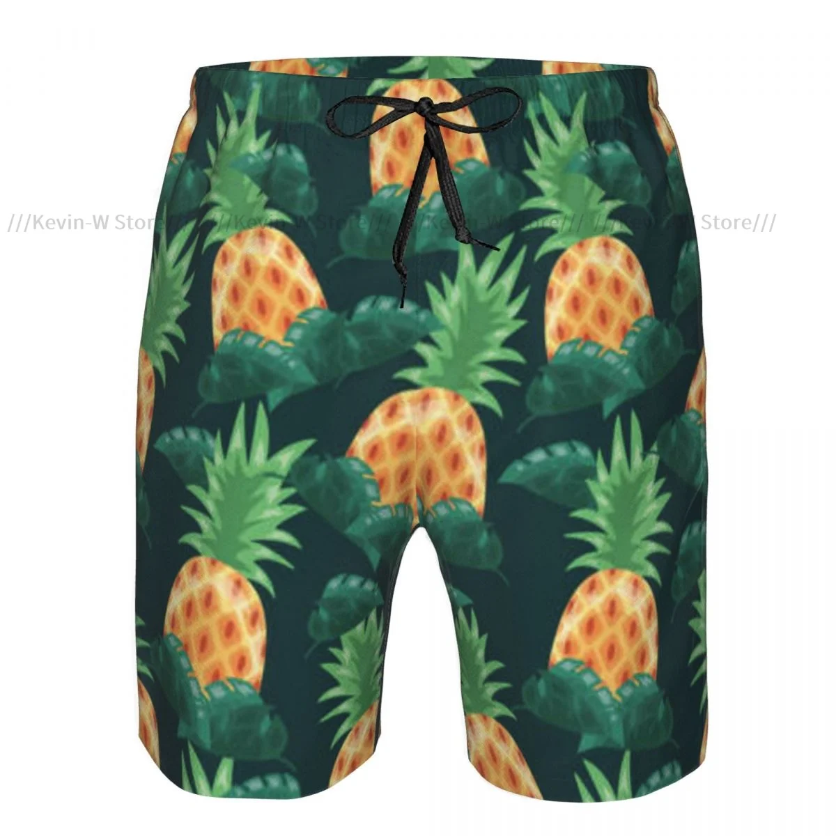 

Мужская быстросохнущая пляжная одежда, купальник с ананасами и тропическими листьями, Мужской купальный костюм 2022, летняя мужская одежда для купания