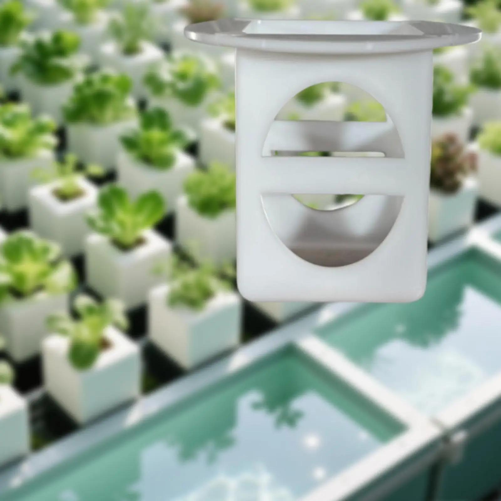 Hydroponic Growing Cup, Planting Mesh Pot Net Cup Hydroponic Grow Cube Plant Propagation Growth Block for Balcony Indoor Garden