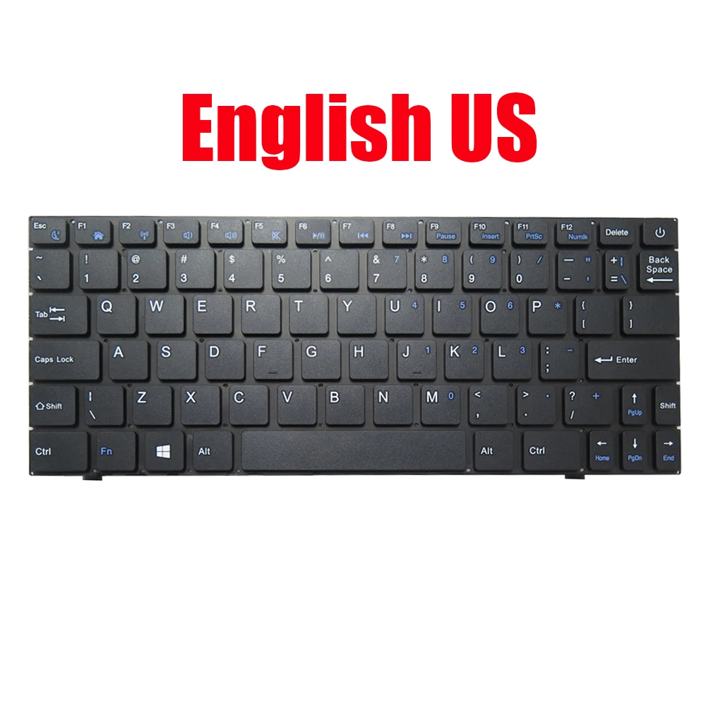 RU US Keyboard For Prestigio For Smartbook 116A 116A01 116A02 116A03 PSB116A PSB116A01BFW_RB_CIS PSB116A02BFW_RG_CIS PSB116A03BF