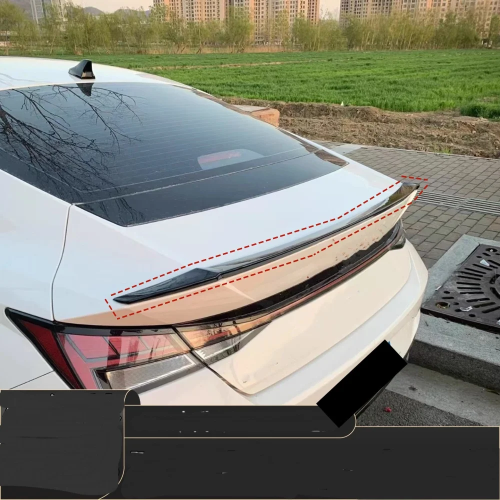 

For Hyundai Elantra 7th 2021-2025 Modified Car Tail Wing Rear Spoiler Assembly Auto Accessories