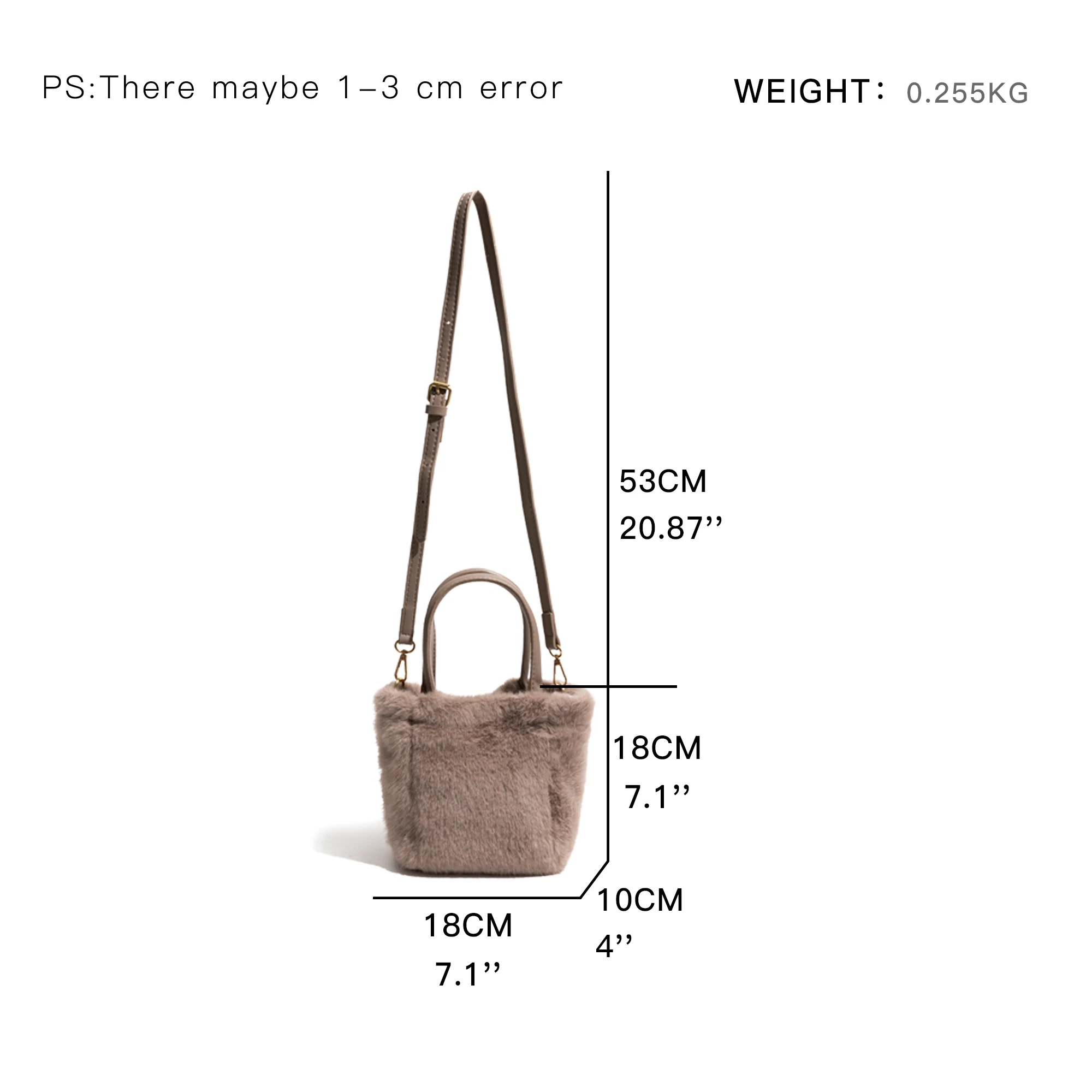 MABULA Plush Shoulder Bags for Female Luxury Designer Soft Handbag Autumn Winter Crossbody Bag Lady Party Underarm Bag