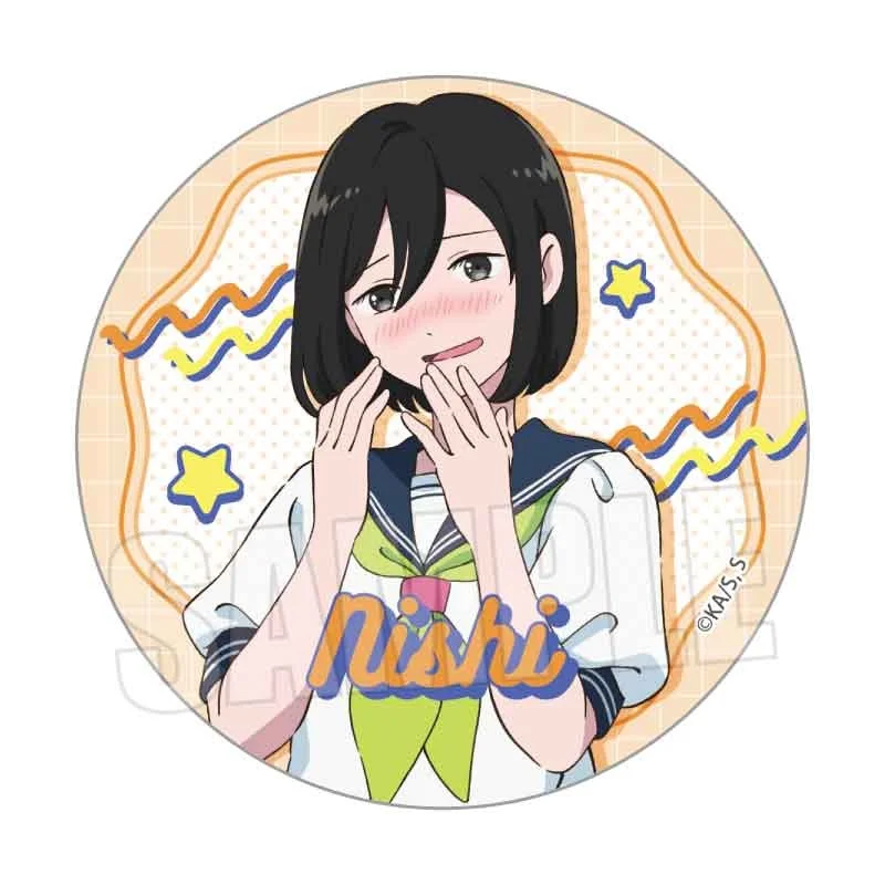 You and I Are Polar Opposites Anime Cartoon Character Acrylic Pendant Keychains Couple Pendant Clear Bag Charm Display