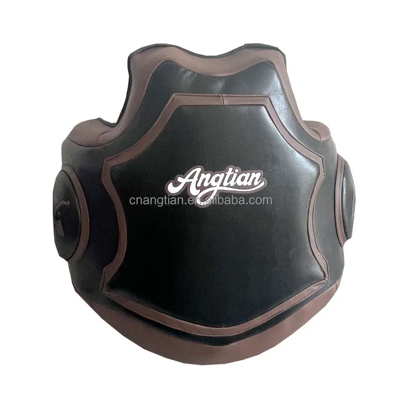 ANGTIAN factory custom leather body pads protector boxing chest guard